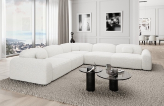 Sofa Dreams Ecksofa Stoff Eckcouch Polstersofa Luxus Eck Couch Barcelona L Form, Loungesofa