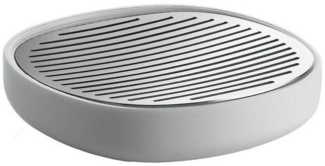 Alessi Seifenablage Seifenschale BIRILLO, weiß, Breite: 11.00 cm, Ø 11.00 cm