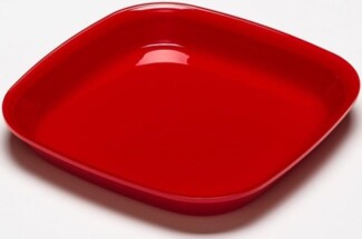G.F. Heim Söhne Tablett aus Acrylglas hi-gloss rot 462-56