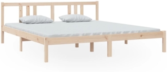 Massivholzbett 180x200 cm 6FT Super King [814899]