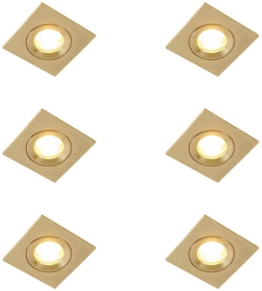 Qazqa Gartenstrahler 103476, ohne Leuchtmittel, GU10, Aluminium, 1-flammig