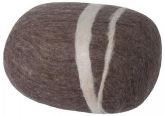 myfelt Hocker Pouf Alwin Kieselstein Filz Braun (XL) A-KS-015-XL