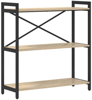 vidaXL Bücherregal Sonoma-Eiche 80 x 30 x 83 cm Holzwerkstoff 868426