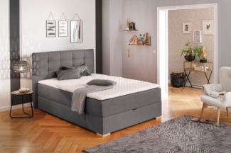 Home affaire Boxbett Olivet, in 4 Farben, 4 Breiten, 2 Matratzenarten, auch in Überlänge 220 cm