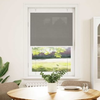 vidaXL Plissee Anthrazit 75x150 cm Stoffbreite 74,4 cm Polyester 4015087