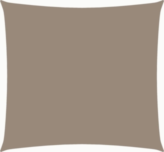 vidaXL Sonnensegel Oxford-Gewebe Quadratisch 7x7 m Taupe 135418