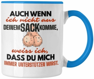 Trendation Tasse Trendation - Stiefvater Geschenk Tasse Vatertag Lustiger Spruch Auch W