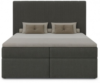 MARPUR Boxspringbett NERO MIL (Boxspringbett, Bettkasten, Matratze), Bettkasten inkl. Matratze