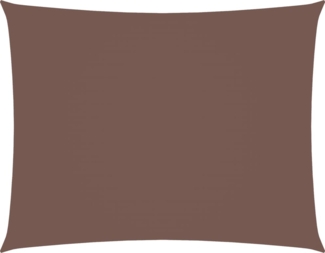 vidaXL Sonnensegel Oxford-Gewebe Rechteckig 3x4,5 m Braun 135816