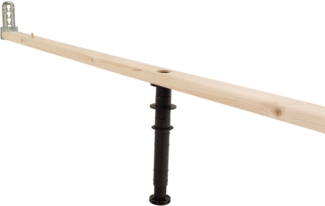 Wimex Bett Easy, große Auswahl an Größen und Farben, auch in Komforthöhe (Made in Germany), ohne Kopfteil, ideal unter Dachschrägen oder Fenster