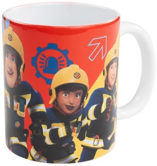 United Labels® Tasse Feuerwehrmann Sam Tasse Team Kaffeetasse Becher Kaffeebecher 320 ml, Keramik