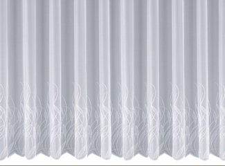 Neusser Collection Store mit Gardinenband Caroline Jaquard weiß 300x160 cm