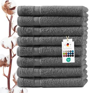 Carpe Sonno Handtuch Set 50x100 cm 100% Baumwolle Handtücher Set 500 g/m2 Frottier Handtuchset, Frottier (Spar-Set, 8-St), Extra Soft & Weich, Saugfähig, Schwer, Atmungsaktiv, schnell trocknend