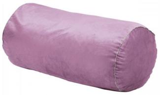 pad Kissenhülle Elegance für Nackenrolle Samt Lilac (29x75cm) 10127-S35-2975