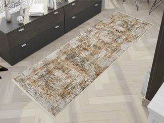 OCI DIE TEPPICHMARKE Läufer BESTSELLER CAVA, rechteckig, Höhe: 8 mm, Glanz Viskose, mit Fransen, Wohnzimmer