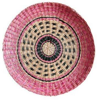 Gift Company Dekoschale 39,5x5 cm Boathouse natur/pink/schwarz