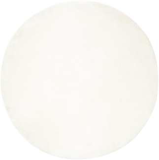 vidaXL Kunstfell Hasen Teppich Olite Creme Ø 200 cm Polyester 42021671