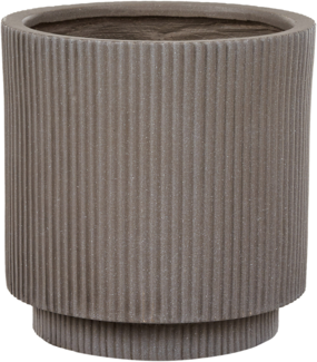 Blumentopf taupe rund 30 x 30 x 30 cm DARIA