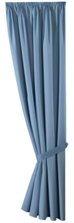 Weckbrodt Vorhang Matteo, Kräuselband (1 St), halbtransparent, Satin, bedruckt, leichte Qualität, mit Raffhalter, Gardine, Store