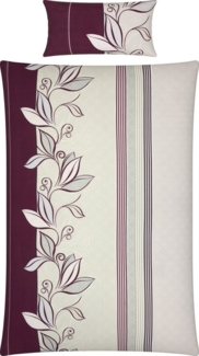 REDBEST Bettwäsche Bettwäsche, Biber, Flanell Streifen