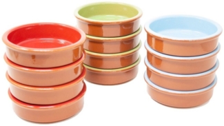 ToCi Servierschale Tapas Schalen Farbig : 12er-Set, (12-tlg)