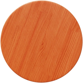 vidaXL Tischplatte Rund Wachsbraun Ø30x2,5 cm Massivholz Kiefer 847124