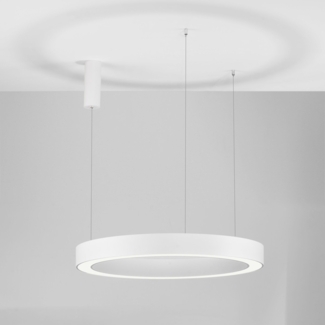 Nova Luce 9345641 MORBIDO LED Pendelleuchte 80cm 2700-4000K Weiss dimmbar