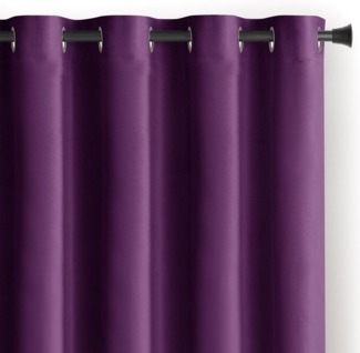 AmeliaHome Gardine Gardine Ösen Vorhang mit Raffhalter Samt Ösenvorhang Verdunkelnd, inkl. Raffhalter