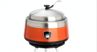 Vulcano Orange Tragbarer Holzkohlegrill Ø 30 cm