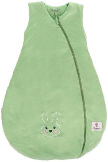 Sterntaler Baby Unisex Schlafsack Baby Ganzjahres-Schlafsack Kinni - Babyschlafsack, Pucksack Baby, Strampelsack mit Hasenmotiv - Recycelt - 110cm