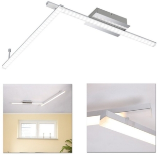 Home4Living LED Deckenleuchte Deckenlampe modern 2-flammig, inkl. Leuchtmittel, Dekorativ