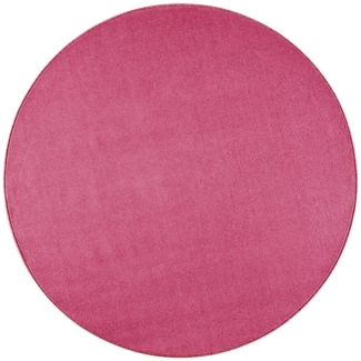 HANSE Home Teppich Teppich Nasty rund pink, rund, Höhe: 8.5 mm