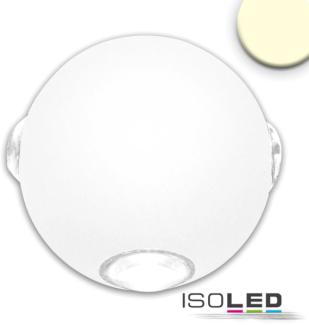 ISOLED LED Wandleuchte Up&Down 4*1W CREE, IP54, sandweiß, warmweiß