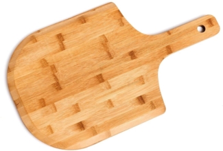 Zeller Present Pizzaschneidebrett Bamboo, Bambus, zum Servieren von Pizza