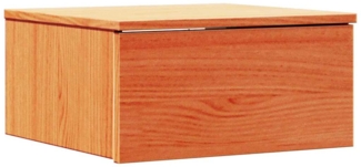 vidaXL Nachttisch Wachsbraun 37 x 35 x 18,5 cm Massivholz Kiefer 873485