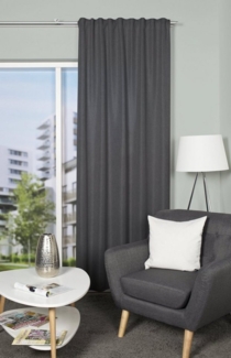 HOME WOHNIDEEN Gardine OXFORD (2 St), Multifunktionsband, blickdicht, Voile, blickdicht