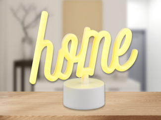 Reality LED Tischleuchte Home 29 x 14 cm warmweiß weiß