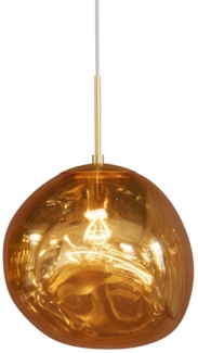 riess-ambiente Hängeleuchte LIQUID DIAMOND 35cm gold – Kugelleuchte aus Glas & Metall, keine besonderen Funktionen, ohne Leuchtmittel, moderne Pendelleuchte, rundes Design, für Esszimmer oder Wohnzimmer