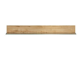 'Blanshe' Wandboard, Eiche und Glas, 98 x 16 x 20 cm