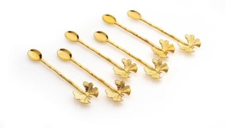 Hermia Concept Bestecklöffel 100% METAL, 3 x 1,6 x 12 cm (6 Pieces) N1610 (6 Stück)