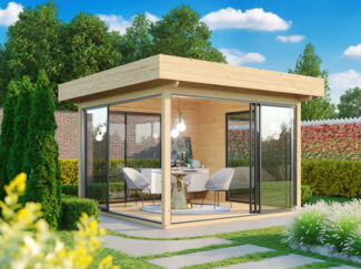 Fjordholz Glaspavillon Alu 44 B