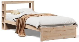 vidaXL Bettgestell mit Kopfteil ohne Matratze 100x200 cm 3305991