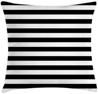 Abakuhaus Kissenbezüge Kissenhülle mit Farbfesten Klaren Farben Beidseitiger Druck, (1 Stück), Streifen Monochrome Klassische gestreifte