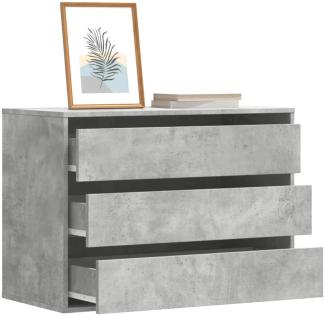 vidaXL Kommode Betongrau 80x41x58 cm Holzwerkstoff 852855