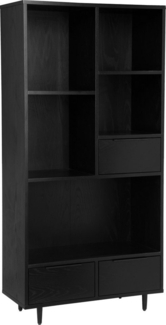 Guido Maria Kretschmer Home&Living Highboard Priya, aus MDF Holz, mit Metallfüßen- und Griffen, Breite 80 cm