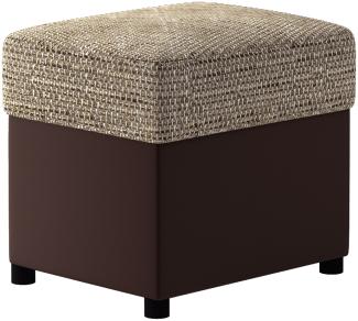 Pouf R2, Fußhocker, Beige