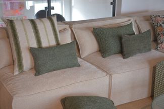 H.O.C.K. Dekokissen Levin, Sofakissen inkl. Füllung, 50x50cm, Dekokissen, strukturiert