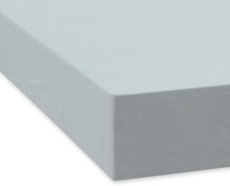 Traumschlaf Feinbiber Boxspring Spannbetttuch|180x200 cm| silber