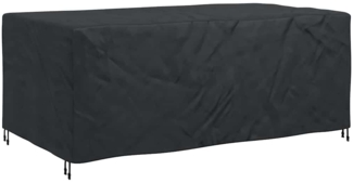 vidaXL Gartenmöbelabdeckung Schwarz 240 x 110 x 70 cm 210D 4105804