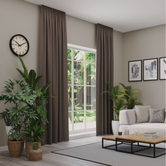 Neutex for you! Verdunkelungsvorhang INSULA (1 St), Multifunktionsband, abdunkelnd, Uni-Dimout für starke Verdunklung, nach Maß